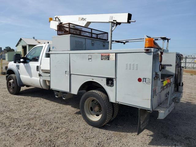 1FD4F46Y58EB78307 - 2008 FORD F450 SUPER DUTY WHITE photo 2