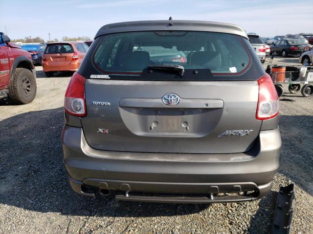 2T1KR32E65C466229 - 2005 TOYOTA COROLLA MA XR GRAY photo 6