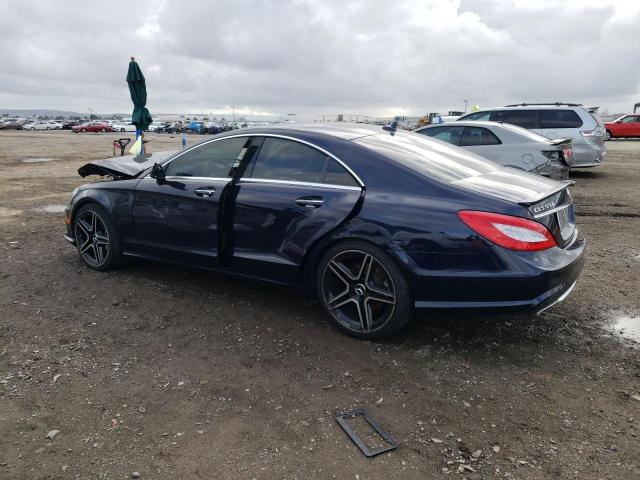 WDDLJ9BB4EA091178 - 2014 MERCEDES-BENZ CLS 550 4MATIC BLUE photo 2