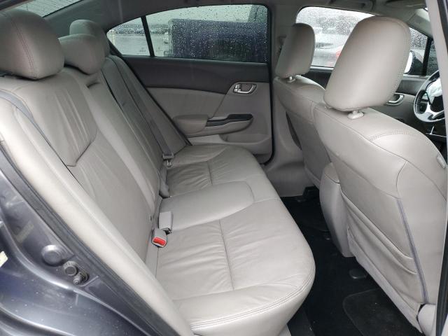 19XFB2F94CE328362 - 2012 HONDA CIVIC EXL ნაცრისფერი ფოტო 10