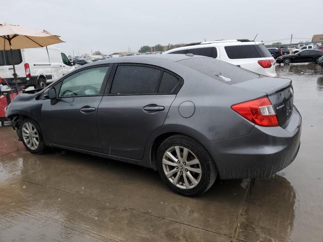 19XFB2F94CE328362 - 2012 HONDA CIVIC EXL ნაცრისფერი ფოტო 2