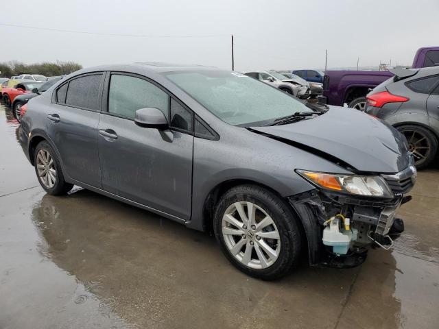 19XFB2F94CE328362 - 2012 HONDA CIVIC EXL ნაცრისფერი ფოტო 4