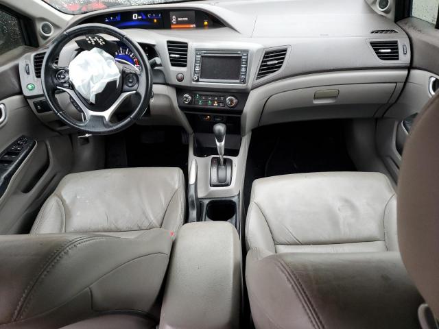 19XFB2F94CE328362 - 2012 HONDA CIVIC EXL ნაცრისფერი ფოტო 8
