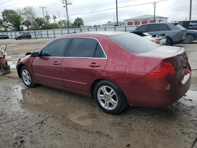 1HGCM56336A035474 - 2006 HONDA ACCORD SE BURGUNDY photo 2