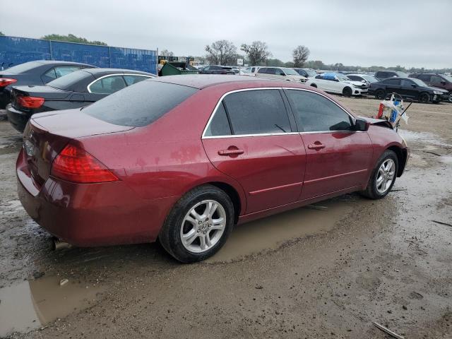 1HGCM56336A035474 - 2006 HONDA ACCORD SE BURGUNDY photo 3