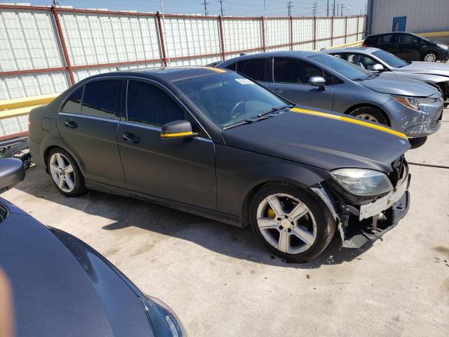 WDDGF5EB0BA457365 - 2011 MERCEDES-BENZ C 300 BLACK photo 4