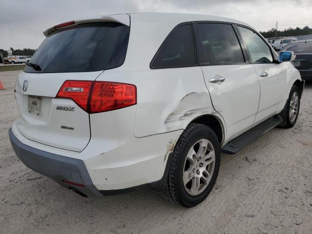 2HNYD28279H528355 - 2009 ACURA MDX WHITE photo 3