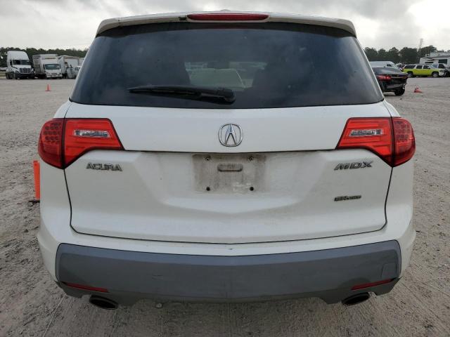 2HNYD28279H528355 - 2009 ACURA MDX WHITE photo 6