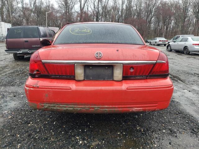 2MEFM74W9XX712054 - 1999 MERCURY GRAND MARQ GS RED photo 6