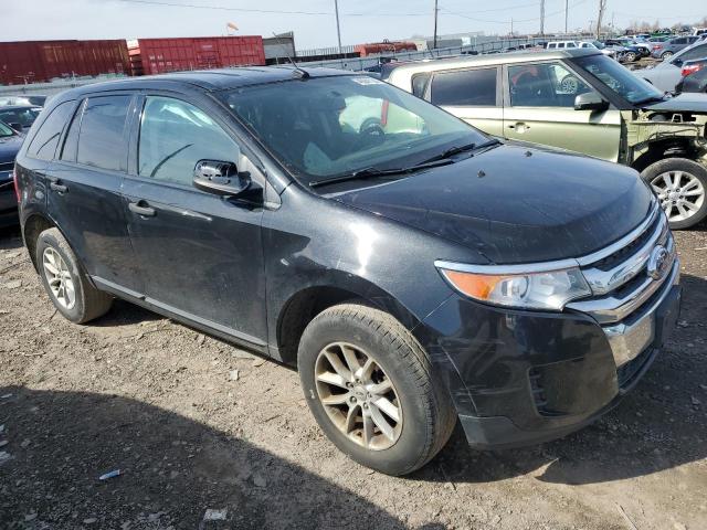 2FMDK3GC6DBC21101 - 2013 FORD EDGE SE BLACK photo 4