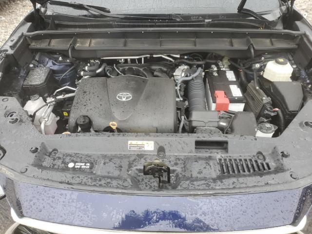 5TDGZRBH0NS580382 - 2022 TOYOTA HIGHLANDER XLE BLUE photo 12