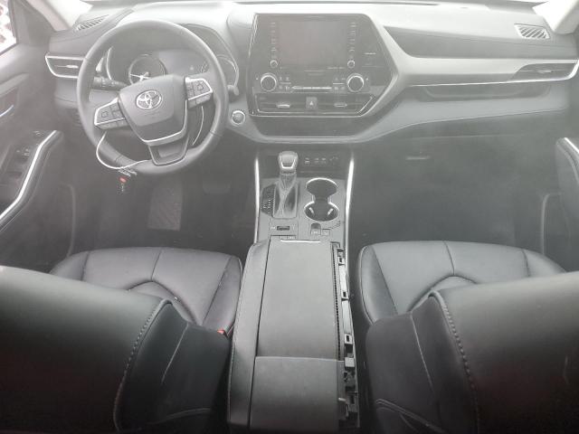 5TDGZRBH0NS580382 - 2022 TOYOTA HIGHLANDER XLE BLUE photo 8