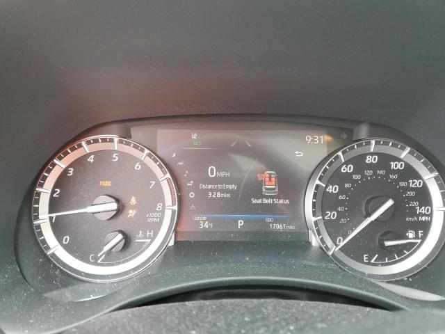 5TDGZRBH0NS580382 - 2022 TOYOTA HIGHLANDER XLE BLUE photo 9