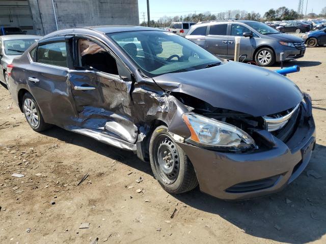 3N1AB7AP8FL692185 - 2015 NISSAN SENTRA S CHARCOAL photo 4