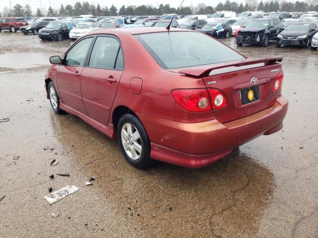 1NXBR32E88Z027309 - 2008 TOYOTA COROLLA CE RED photo 2