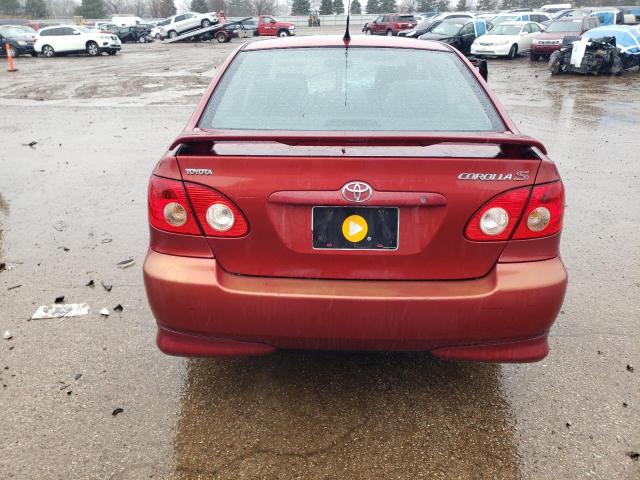 1NXBR32E88Z027309 - 2008 TOYOTA COROLLA CE RED photo 6