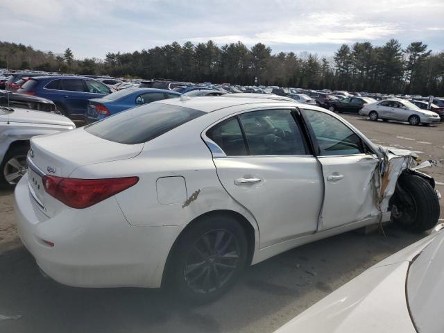 JN1BV7AR9FM404550 - 2015 INFINITI Q50 BASE Սպիտակ լուսանկար 3