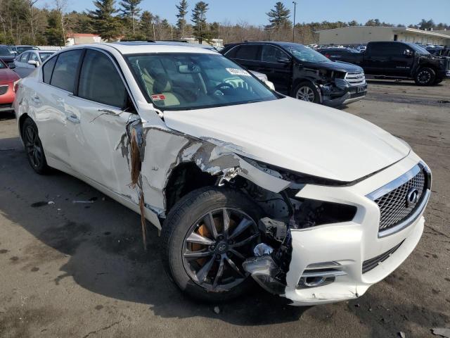JN1BV7AR9FM404550 - 2015 INFINITI Q50 BASE Սպիտակ լուսանկար 4
