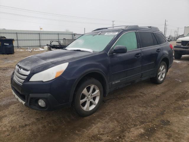 4S4BRBNC2E3238561 - 2014 SUBARU OUTBACK 2.5I LIMITED BLUE photo 1