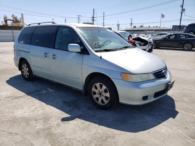 2HKRL18632H580394 - 2002 HONDA ODYSSEY EX TEAL photo 4