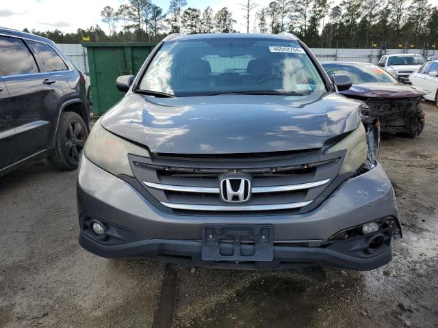 2HKRM4H74DH600548 - 2013 HONDA CR-V EXL GRAY photo 5