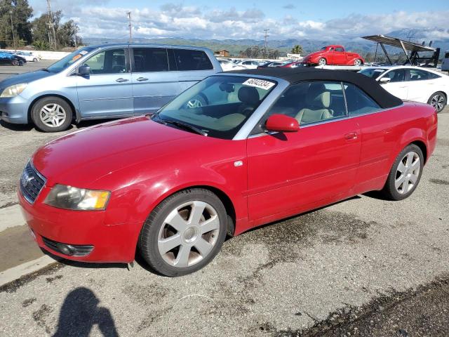 WAUAC48H95K002447 - 2005 AUDI A4 1.8 CABRIOLET RED photo 1