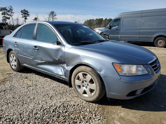 5NPET46C49H494787 - 2009 HYUNDAI SONATA GLS BLUE photo 4