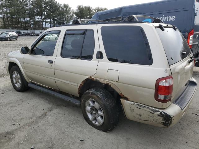JN8DR09Y71W577126 - 2001 NISSAN PATHFINDER LE ბეჟი ფოტო 2