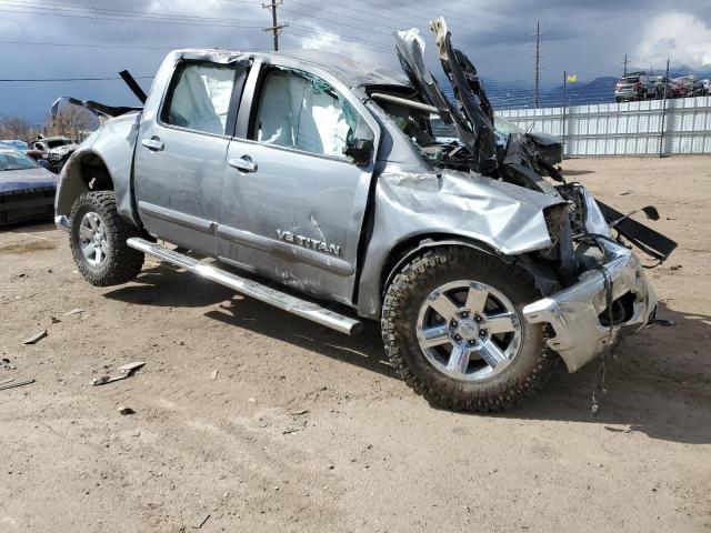 1N6BA0EC9EN516664 - 2014 NISSAN TITAN S GRAY photo 4