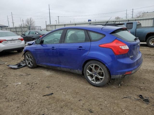 1FADP3K24EL275802 - 2014 FORD FOCUS SE BLUE photo 2