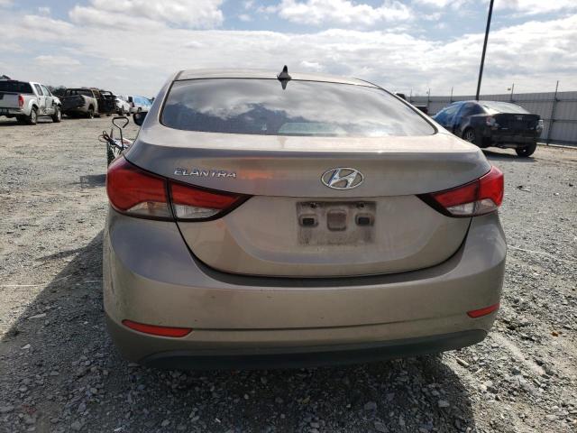 5NPDH4AE2FH642128 - 2015 HYUNDAI ELANTRA SE GOLD photo 6