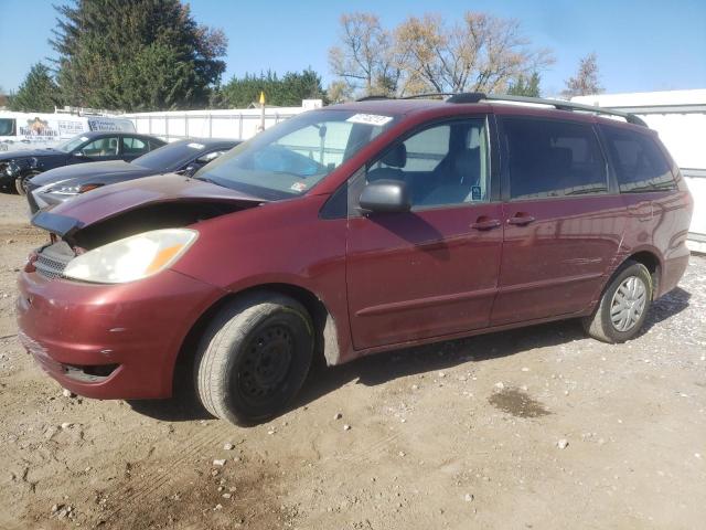 5TDZA23C95S282357 - 2005 TOYOTA SIENNA CE BURGUNDY photo 1