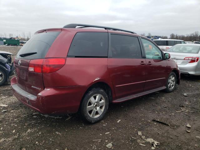 5TDZA22C24S216426 - 2004 TOYOTA SIENNA XLE BURGUNDY photo 3