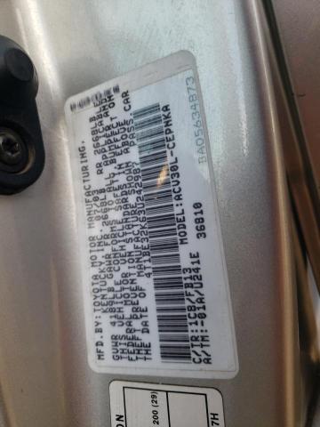 4T1BE32K63U242987 - 2003 TOYOTA CAMRY LE SILVER photo 13