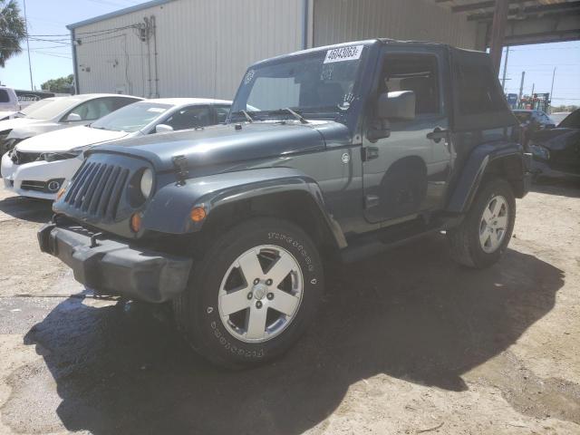 1J4FA54147L169304 - 2007 JEEP WRANGLER SAHARA BLUE photo 1