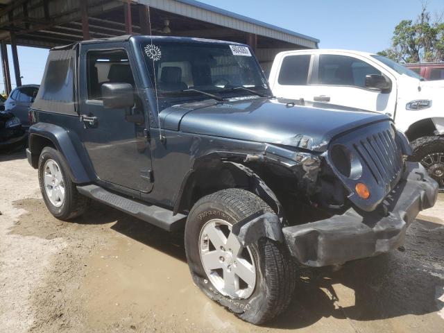 1J4FA54147L169304 - 2007 JEEP WRANGLER SAHARA BLUE photo 4