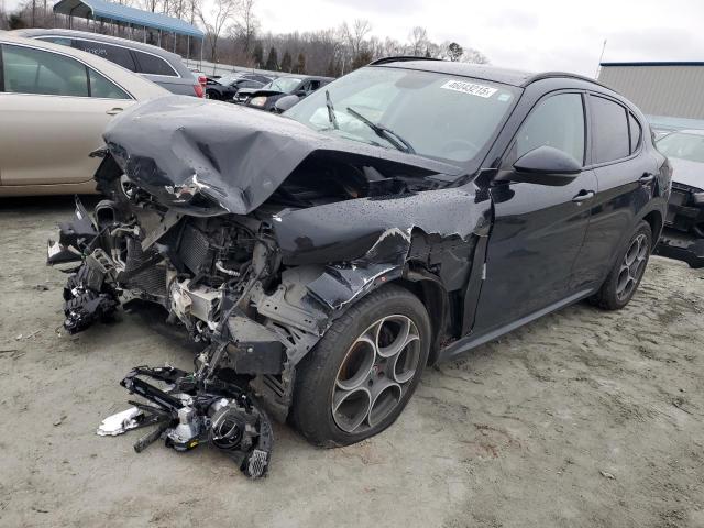 ZASFAKPNXJ7B90958 - 2018 ALFA ROMEO STELVIO SPORT Schwarz Foto 1