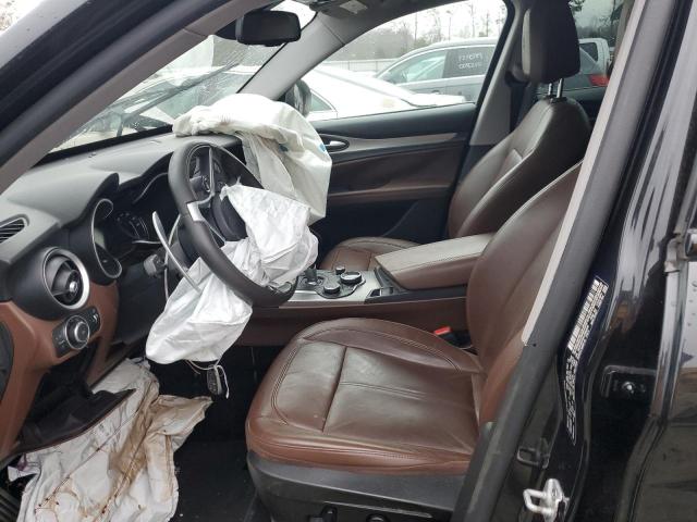 ZASFAKPNXJ7B90958 - 2018 ALFA ROMEO STELVIO SPORT Schwarz Foto 7