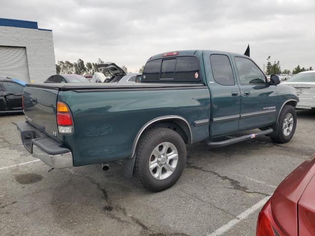 5TBRT3411YS004918 - 2000 TOYOTA TUNDRA ACCESS CAB GREEN photo 3