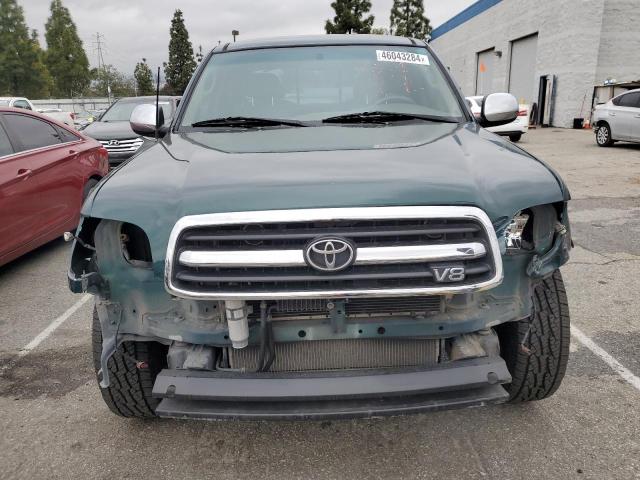 5TBRT3411YS004918 - 2000 TOYOTA TUNDRA ACCESS CAB მწვანე ფოტო 5