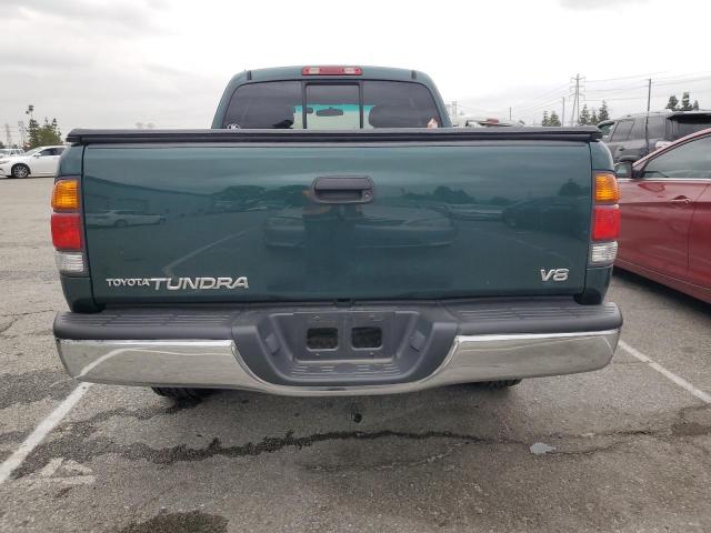 5TBRT3411YS004918 - 2000 TOYOTA TUNDRA ACCESS CAB GREEN photo 6