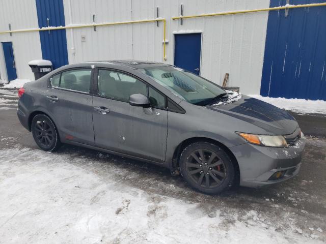 2HGFB2F58CH010750 - 2012 HONDA CIVIC LX GRAY photo 4