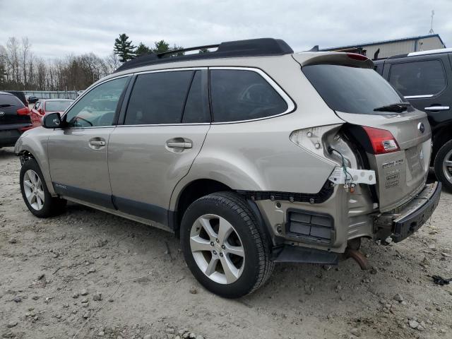 4S4BRBLCXE3238603 - 2014 SUBARU OUTBACK 2.5I LIMITED BEIGE photo 2