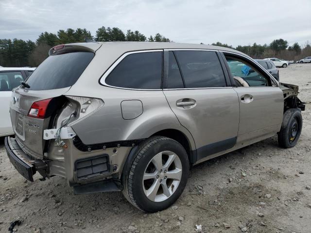 4S4BRBLCXE3238603 - 2014 SUBARU OUTBACK 2.5I LIMITED BEIGE photo 3