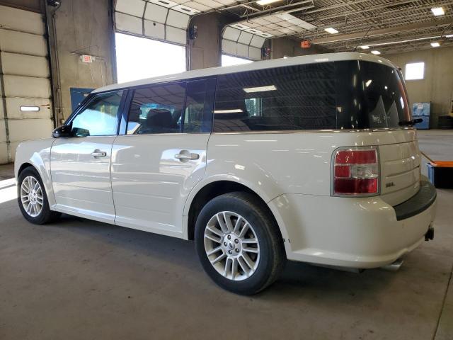 2FMHK6C8XDBD11405 - 2013 FORD FLEX SEL WHITE photo 2