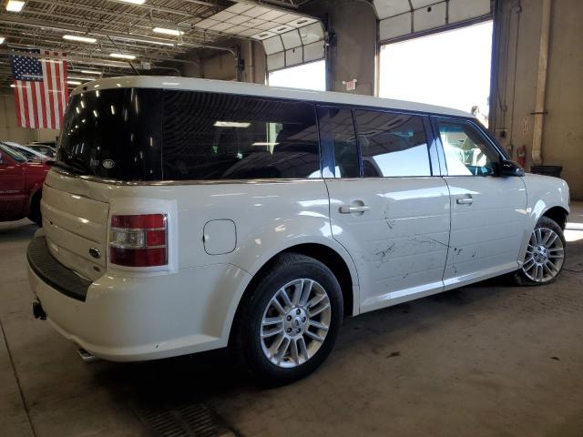 2FMHK6C8XDBD11405 - 2013 FORD FLEX SEL WHITE photo 3