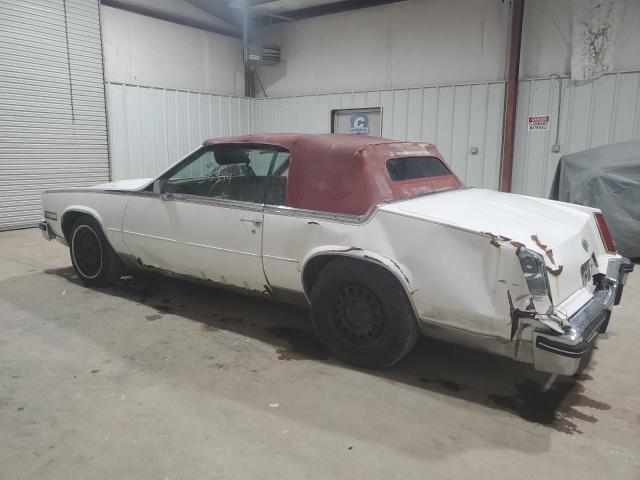 1G6EL678XFE639741 - 1985 CADILLAC ELDORADO BIARRITZ WHITE photo 2