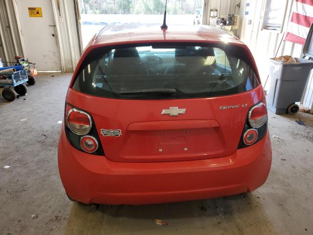 1G1JC6SG3D4166447 - 2013 CHEVROLET SONIC LT RED photo 6