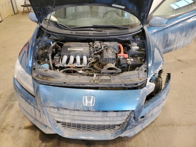 JHMZF1D6XBS800143 - 2011 HONDA CR-Z EX BLUE photo 11