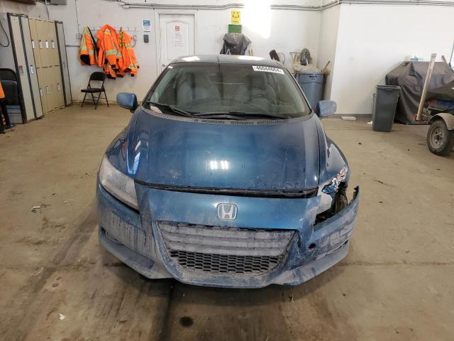 JHMZF1D6XBS800143 - 2011 HONDA CR-Z EX BLUE photo 5